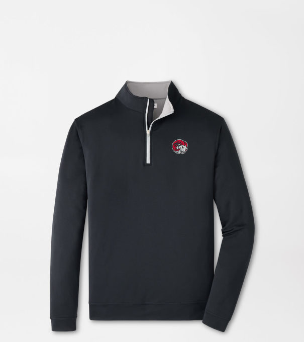 Winston Salem State Perth Performance Quarter-Zip in Black