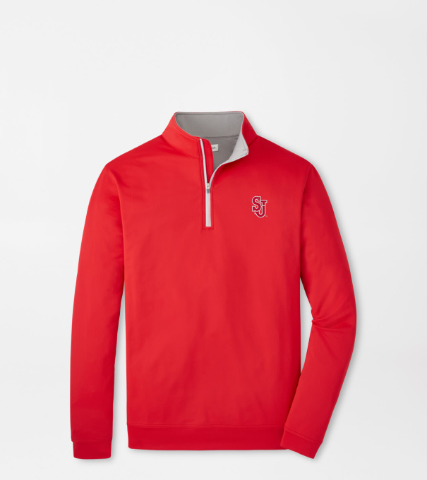 St. Johns University Perth Performance Quarter-Zip in Red3