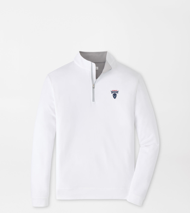 Howard University Perth Performance Quarter-Zip in White