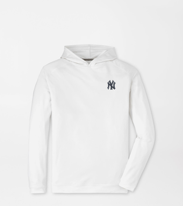 New York Yankees Pine Performance Hoodie in White
