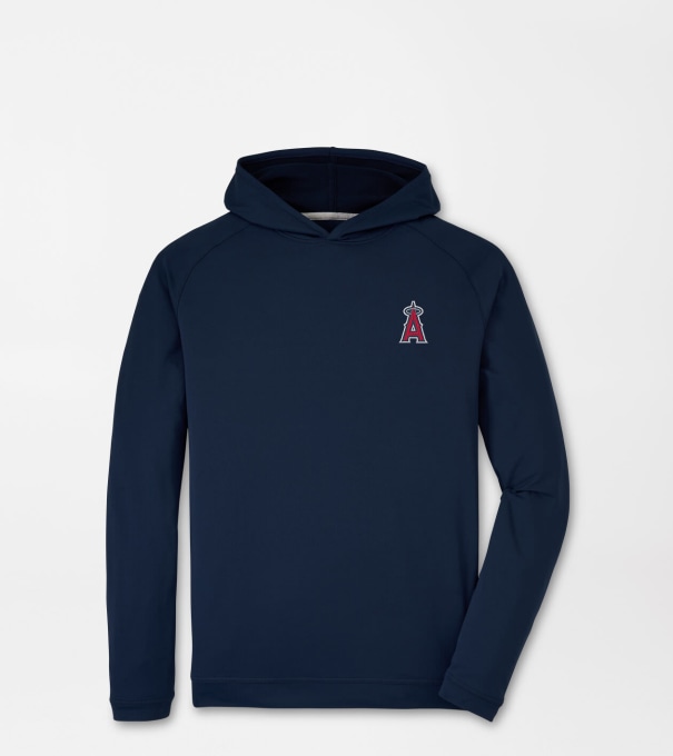 Los Angeles Angels Pine Performance Hoodie in Navy