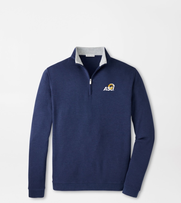 Angelo State University Crown Comfort Quarter-Zip Pullover in Navy