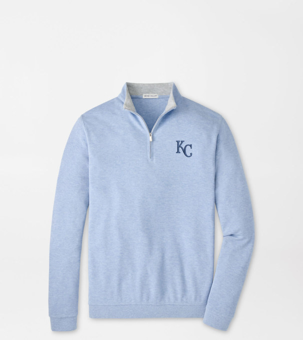 Kansas City Royals Crown Comfort Pullover in Cottage Blue