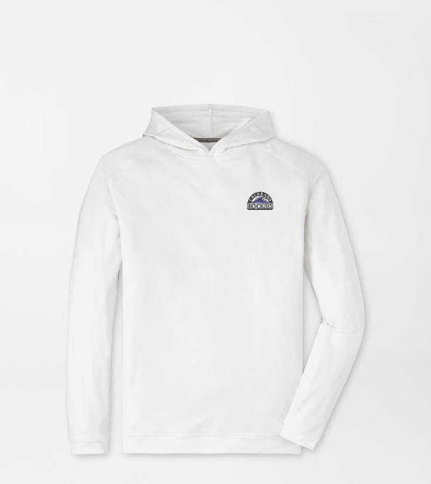 Cooperstown Colorado Rockies Pine Performance Hoodie in White
