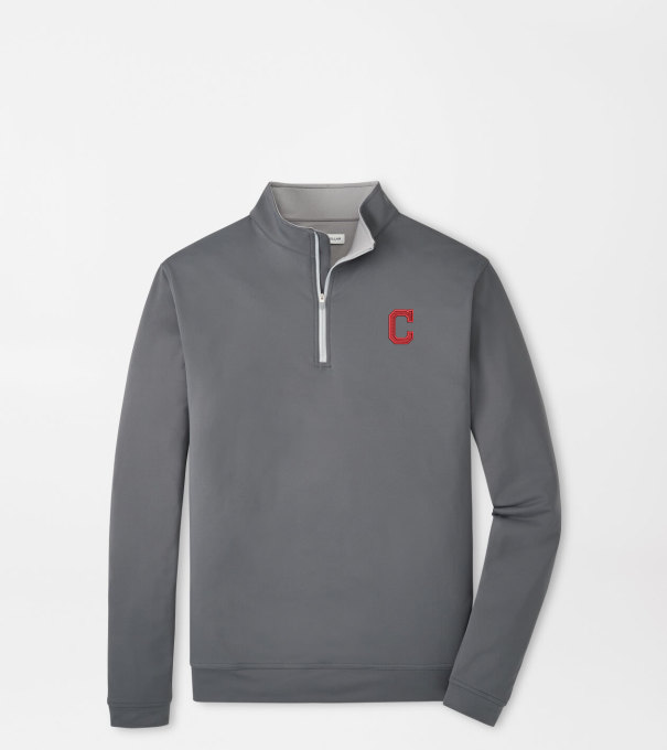 Cooperstown Cleveland Guardians Perth Performance Quarter-Zip in Iron
