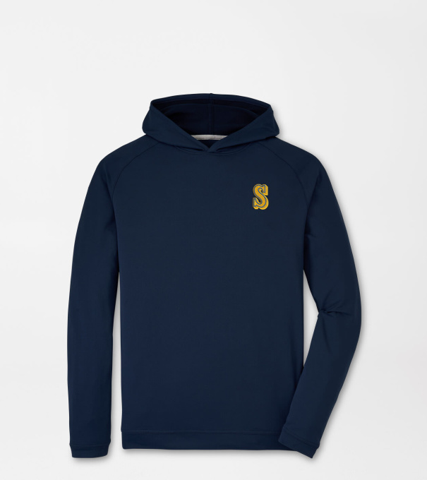 Cooperstown Seattle Mariners Pine Performance Hoodie in Navy