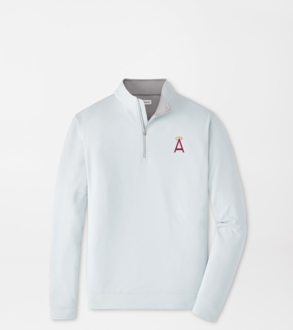 Cooperstown Los Angeles Angels Perth Performance Quarter-Zip in British Grey