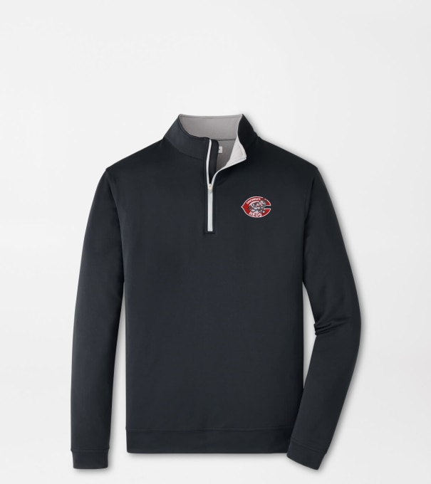 Cooperstown Cincinnati Reds Perth Performance Quarter-Zip in Black