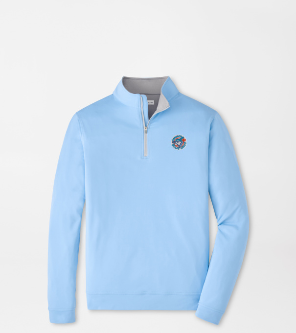 Cooperstown Toronto Blue Jays Perth Performance Quarter-Zip in Cottage Blue