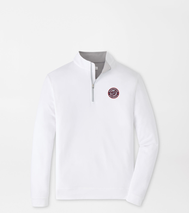 Cooperstown Washington Nationals Perth Performance Quarter-Zip in White