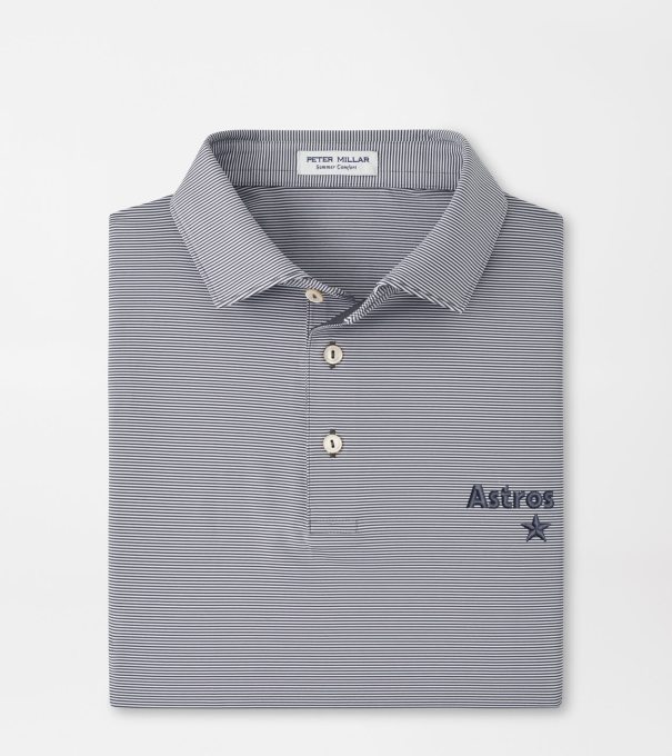 Cooperstown Houston Astros Jubilee Performance Jersey Polo in Iron