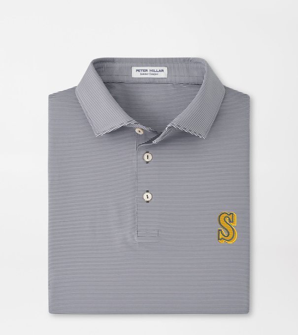 Cooperstown Seattle Mariners Jubilee Performance Jersey Polo in Iron
