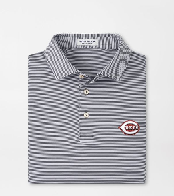 Cincinnati Reds Jubilee Performance Jersey Polo in Iron
