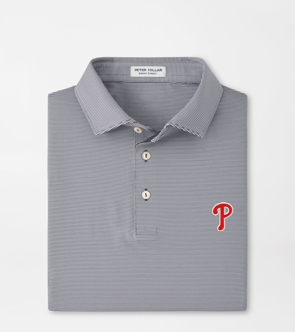 Philadelphia Phillies Jubilee Performance Jersey Polo in Iron