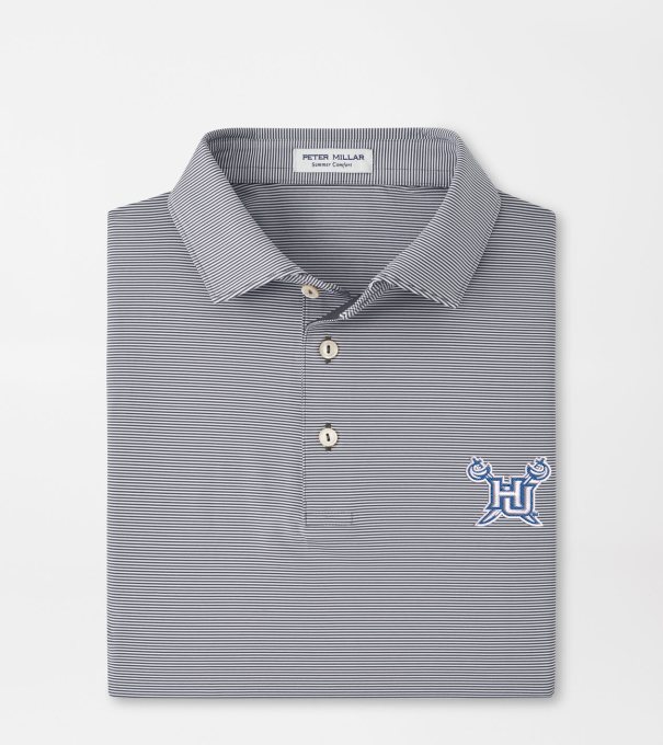 Hampton University Jubilee Performance Jersey Polo in Iron