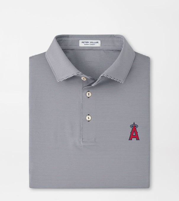 Los Angeles Angels Jubilee Performance Jersey Polo in Iron