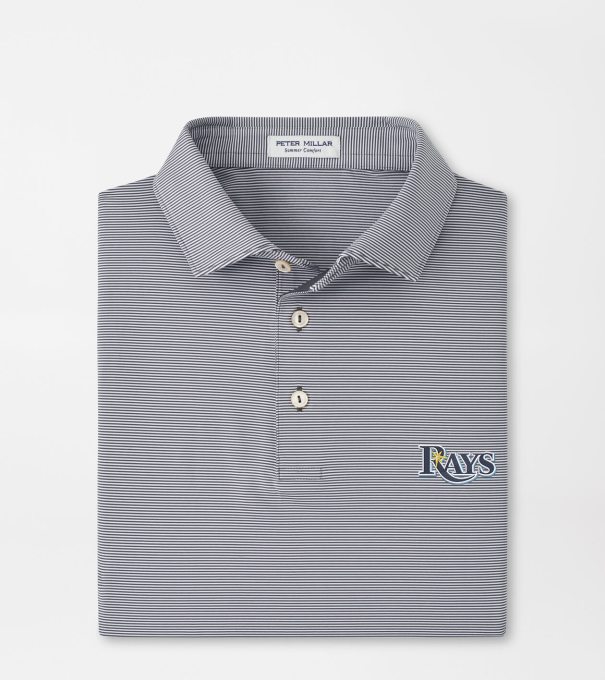 Cooperstown Tampa Bay Rays Jubilee Performance Jersey Polo in Iron