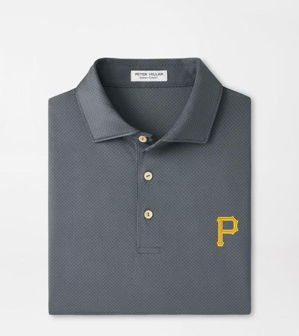 Pittsburgh Pirates Hugo Performance Jersey Polo in Iron