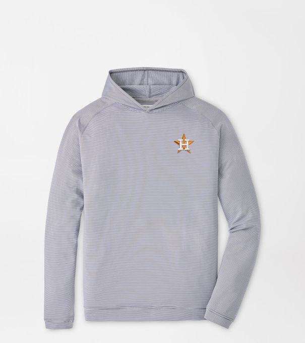 Houston Astros Pine Sugar Stripe Performance Hoodie in Iron