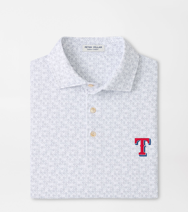 Texas Rangers Bases Loaded Performance Jersey Polo in White