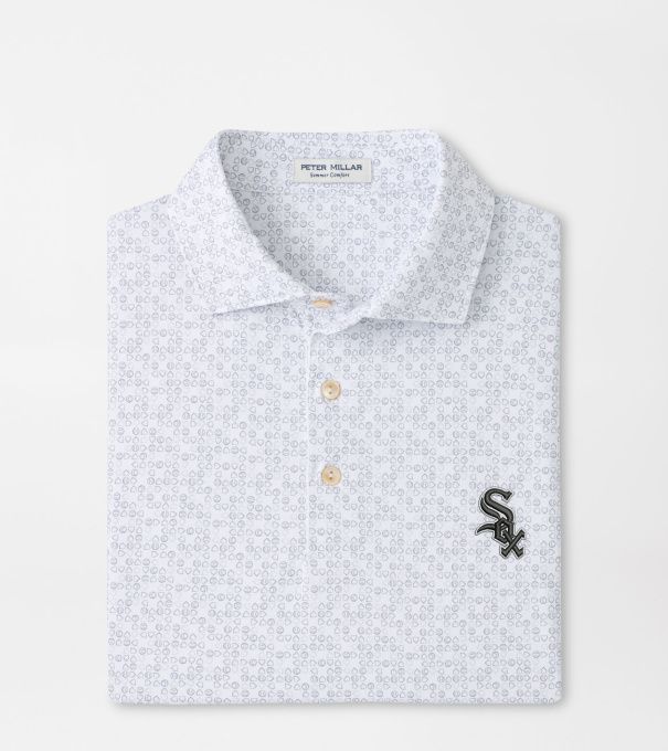 Chicago White Sox Bases Loaded Performance Jersey Polo in White