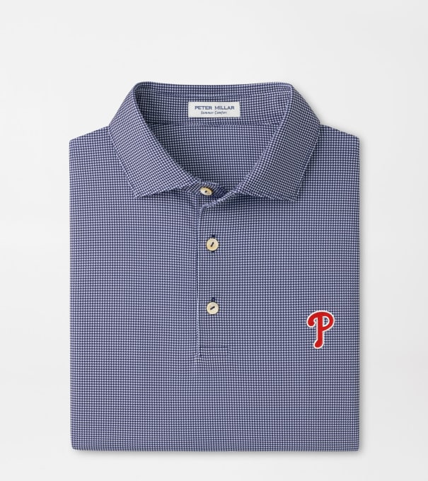 Philadelphia Phillies Border Performance Jersey Polo in Navy