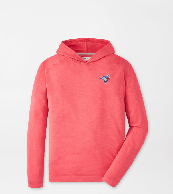 Toronto Blue Jays Pine Performance Hoodie in Red3