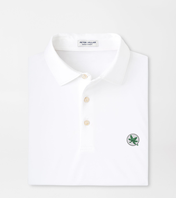 The Ohio State Buckeyes Solid Performance Jersey Polo in White