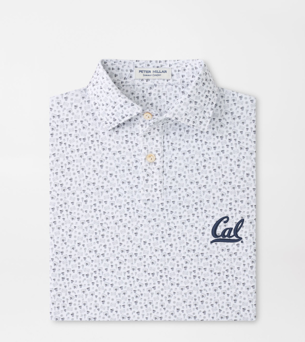 University of California Berkeley Buzzer Beater Youth Performance Jersey Polo in White