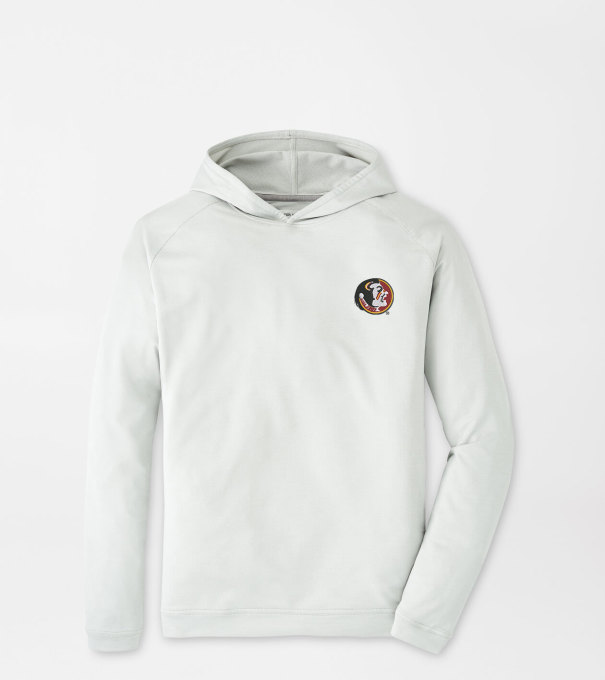 Florida State Vault Pine Performance Hoodie in British Grey