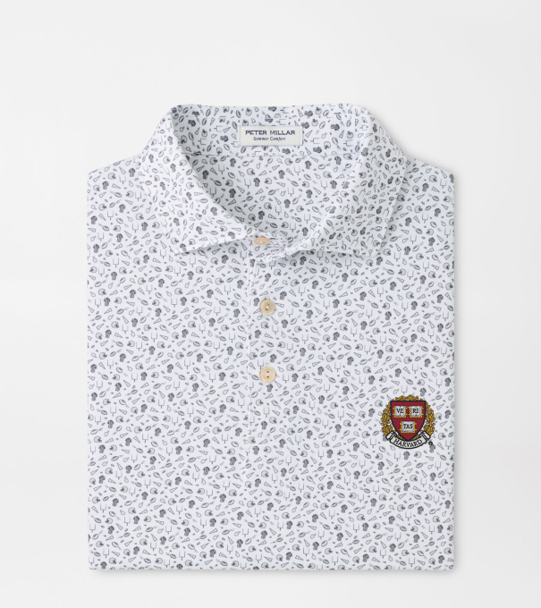 Harvard Kick Off Performance Jersey Polo in Gale Grey