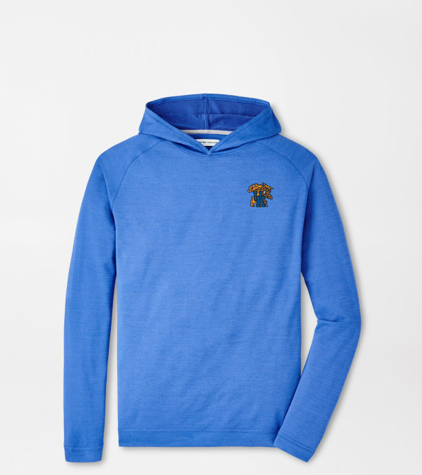 Kentucky Wildcat Pine Performance Hoodie in Blue3