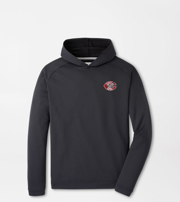 Cooperstown Cincinnati Reds Pine Performance Hoodie in Black