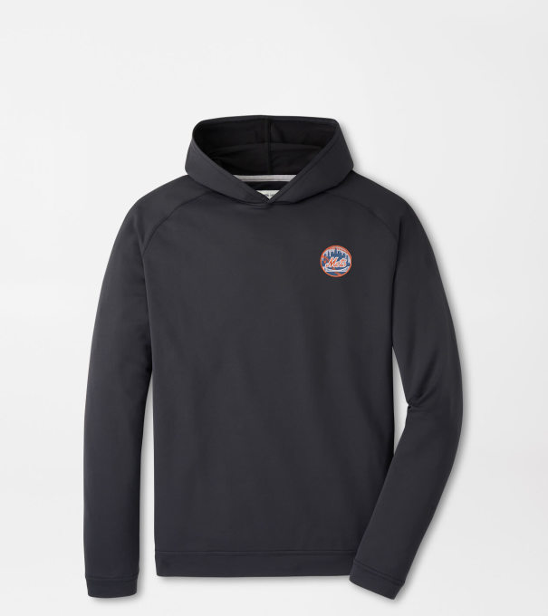 Cooperstown New York Mets Pine Performance Hoodie in Black