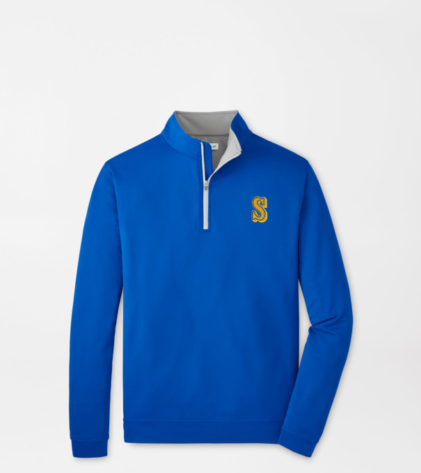 Cooperstown Seattle Mariners Perth Performance Quarter-Zip in Blue3