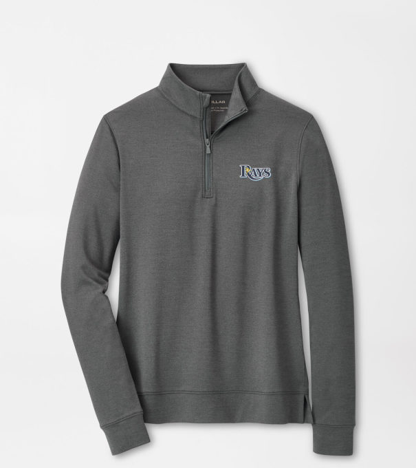 Cooperstown Tampa Bay Rays Women's Perth Performance Pullover in Iron