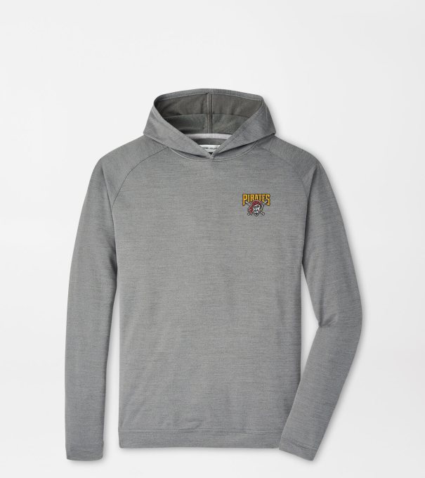 Cooperstown Pittsburgh Pirates Pine Performance Hoodie in Iron