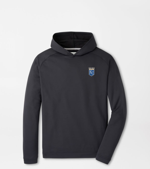 Cooperstown Kansas City Royals Pine Performance Hoodie in Black