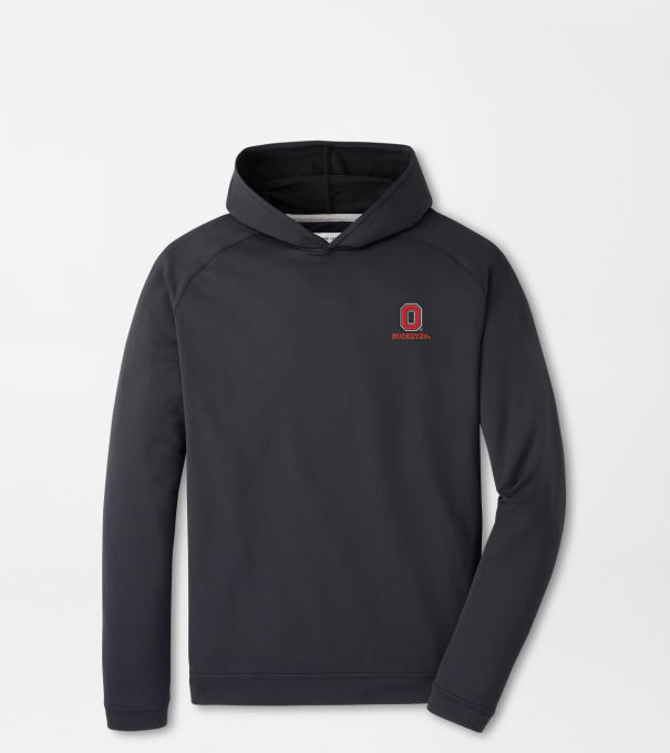 The Ohio State University Vault Pine Performance Hoodie in Black