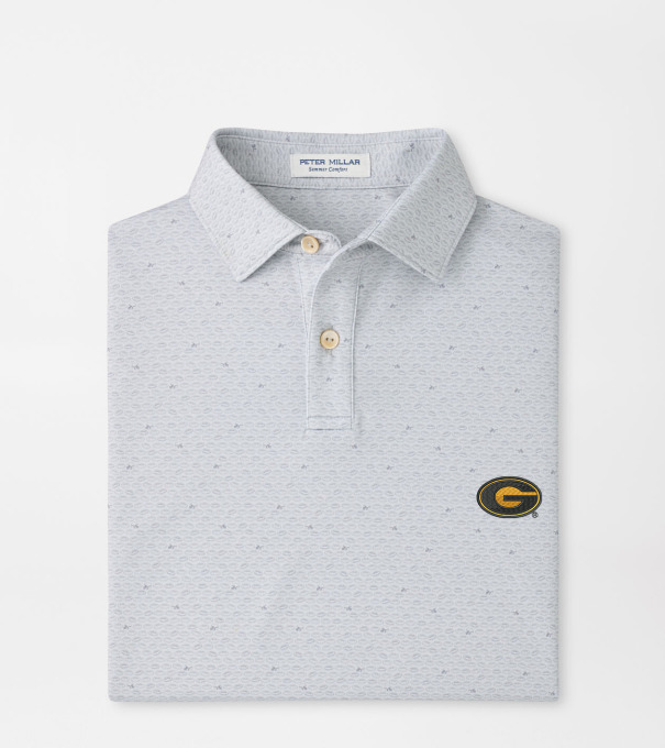 Grambling State On The Ball Youth Performance Jersey Polo in British Grey