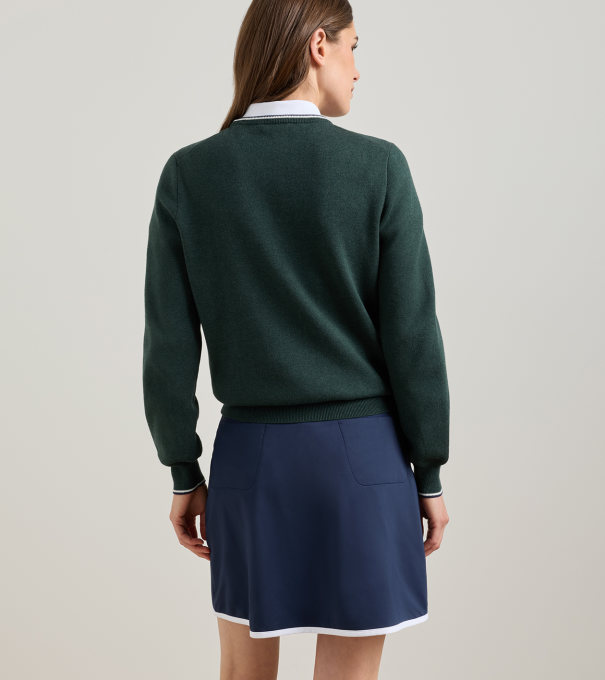 Coolspun Lite Cotton Crewneck in PINE BROOK