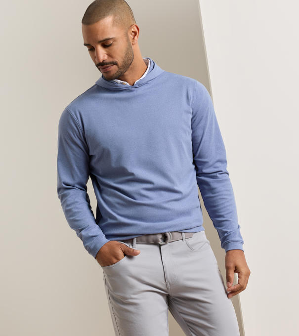 Ardent Air Performance Hoodie in BALI BLUE