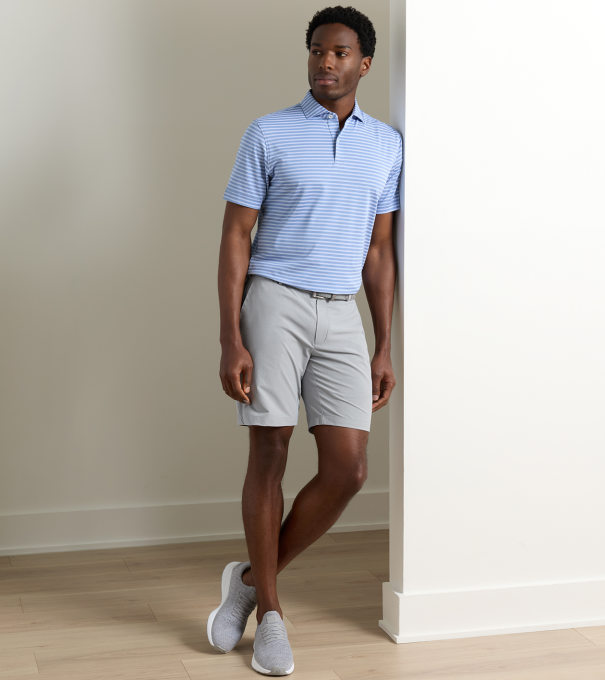 Surge Performance Short in Gale Grey