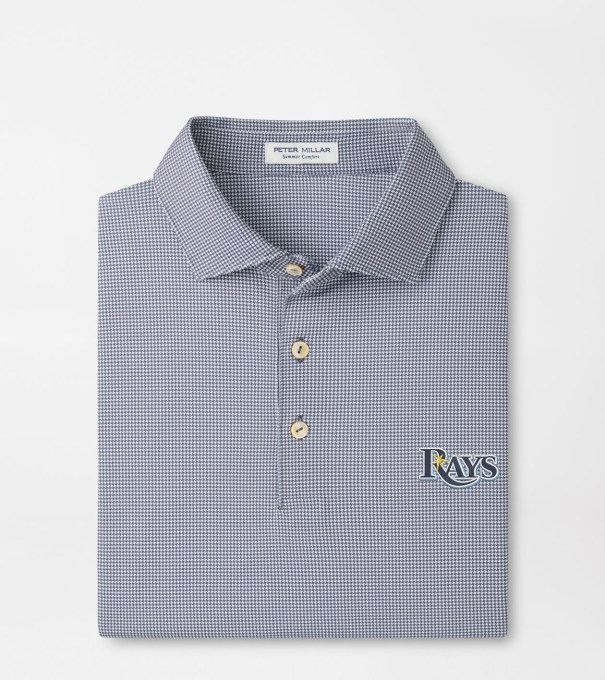 Cooperstown Tampa Bay Rays Border Performance Jersey Polo in Iron
