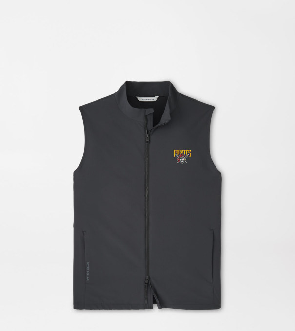 Cooperstown Pittsburgh Pirates Dunes Vest in Black