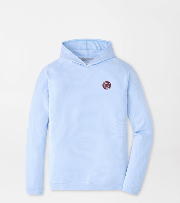 Cooperstown Washington Nationals Pine Sugar Stripe Performance Hoodie in Cottage Blue