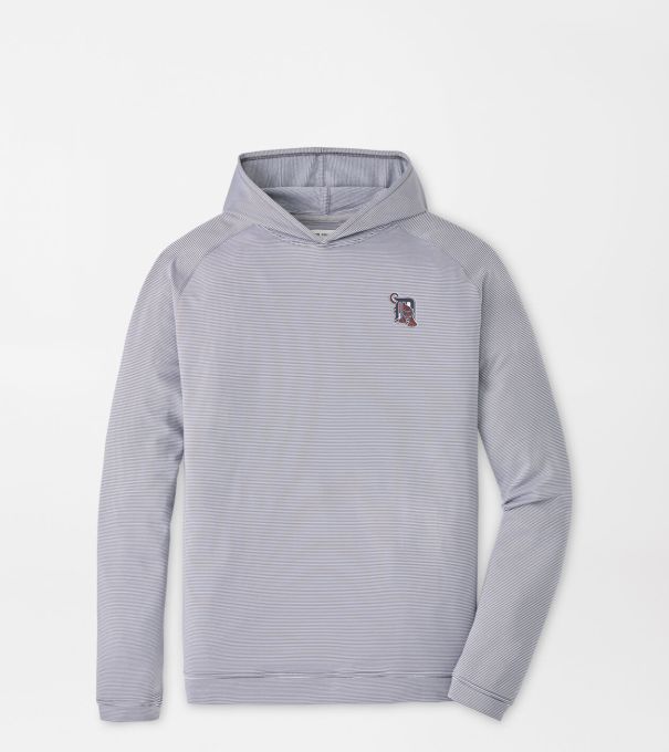 Cooperstown Detroit Tigers Pine Sugar Stripe Performance Hoodie in Iron