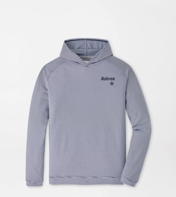 Cooperstown Houston Astros Pine Sugar Stripe Performance Hoodie in Navy