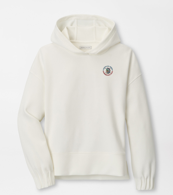 126th U.S. Open Flora Knit Hoodie in SOFT WHITE