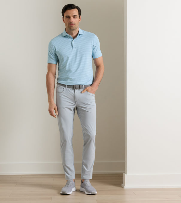 Bingham Performance Five-Pocket Pant in British Grey